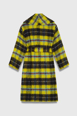 Aboyne Wool Mohair Coat Citrine And Black Aboyne Wool Mohair Coat Citrine And Black