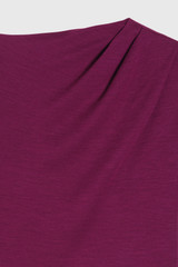 Rona Wool Jersey Top Heather Pink Rona Wool Jersey Top Heather Pink