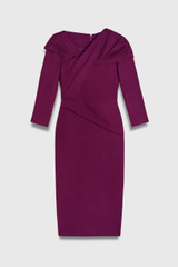 Iona Wool Jersey Dress Heather Pink Iona Wool Jersey Dress Heather Pink