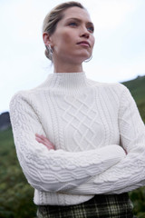 Avoch Merino Sweater Ivory Avoch Merino Sweater Ivory
