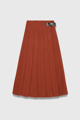 Eriska Compact Wool Skirt Spice Eriska Compact Wool Skirt Spice