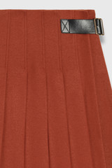 Eriska Compact Wool Skirt Spice Eriska Compact Wool Skirt Spice