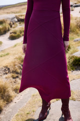 Torridon Boiled Wool Skirt Heather Pink Torridon Boiled Wool Skirt Heather Pink