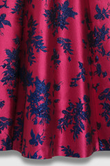 Adelfia Jacquard Midi Dress Fuschia And Navy Adelfia Jacquard Midi Dress Fuschia And Navy