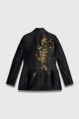 Knighton Jacquard Jacket Black And Gold Knighton Jacquard Jacket Black And Gold