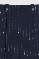 Hartwood Wool Pinstripe Trousers Navy Hartwood Wool Pinstripe Trousers Navy