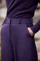 365 Pure Wool Adelaide Wide-Leg Trousers Amethyst 365 Pure Wool Adelaide Wide-Leg Trousers Amethyst