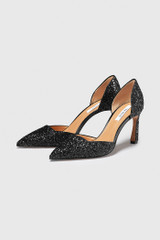 Treviso Metallic Heels 80 Black Treviso Metallic Heels 80 Black