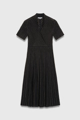 Jura Metallic Knit Dress Black Jura Metallic Knit Dress Black