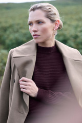 Savoia Merino Dress Deep Maroon Savoia Merino Dress Deep Maroon