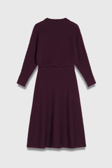 Savoia Merino Dress Deep Maroon Savoia Merino Dress Deep Maroon