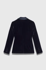 Lennox Velvet Jacket Navy