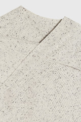 Elie Wool Cashmere Sweater Ivory Donegal Elie Wool Cashmere Sweater Ivory Donegal