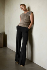 Aspen Metallic Knit Top Bronze Aspen Metallic Knit Top Bronze