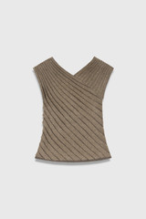 Aspen Metallic Knit Top Bronze Aspen Metallic Knit Top Bronze