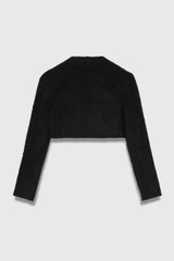 Pella Mohair Blend Cardigan Black Pella Mohair Blend Cardigan Black