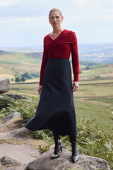 Tiree Cashmere Sweater Dark Red Tiree Cashmere Sweater Dark Red