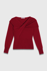 Tiree Cashmere Sweater Dark Red Tiree Cashmere Sweater Dark Red