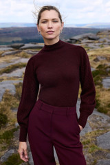 Loceri Cashmere Sweater Dark Crimson Loceri Cashmere Sweater Dark Crimson