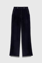 Lexington Velvet Trousers Navy