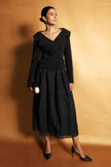 Capella Fil Coupe Skirt Black Capella Fil Coupe Skirt Black