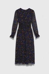 Portofino Silk Georgette Dress Navy Portofino Silk Georgette Dress Navy
