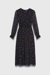Portofino Silk Georgette Dress Navy