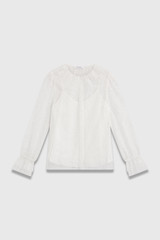 Soleto Sequin Lace Blouse Ivory