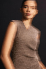 Venaria Metallic Knit Dress Pewter Venaria Metallic Knit Dress Pewter