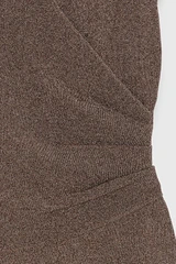 Venaria Metallic Knit Dress Pewter