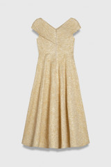 Palermo Jacquard Sleeveless Dress Gold Palermo Jacquard Sleeveless Dress Gold