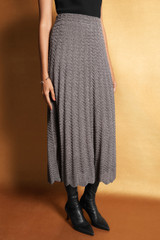 Irvine Metallic Knit Skirt Dark Silver Irvine Metallic Knit Skirt Dark Silver
