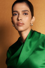 Sterling Silver Curve Earrings