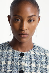 Sterling Silver And Rock Crystal Vivianna Torun Earrings