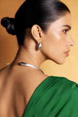 Sterling Silver Large Reflect Earrings