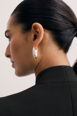 Sterling Silver Large Reflect Earrings