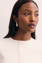 Sterling Silver Large Reflect Earrings