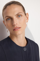 Sterling Silver Mercy Long Earrings