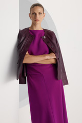 Salerno Crepe Dress Berry