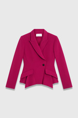 Merida Sculpt Stretch Crepe Jacket Magenta