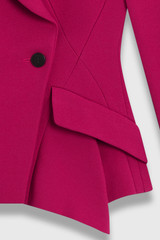 Merida Sculpt Stretch Crepe Jacket Magenta