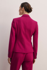 Merida Sculpt Stretch Crepe Jacket Magenta