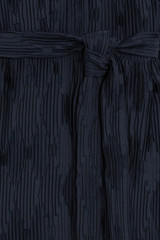 Aurellie Pleat Dress Navy