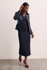 Keighley Sculpt Knit Top Navy