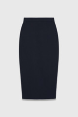 Sculpt Knit Santon Skirt Navy