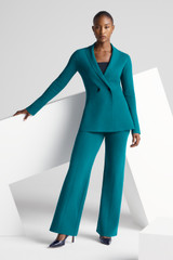 Sculpt Knit Liora Trousers Kingfisher Blue