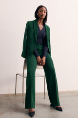 Clever Crepe Knighton Jacket Forest Green