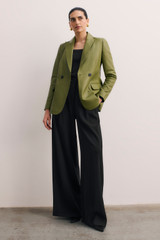 Knighton Leather Jacket Olive