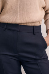 All Year Wool Tavira Trousers Navy