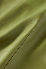 Andalo Leather Skirt Olive